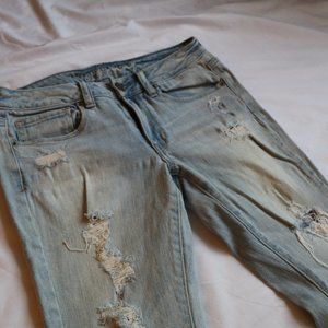 Light Wash Skinny Jeans